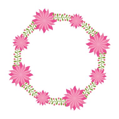 Çiçek tasarım. Bahçe kavramı. Renkli resimde