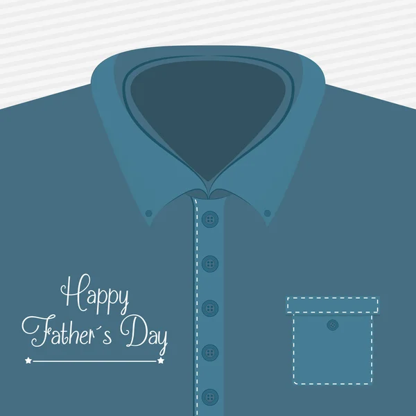 Happy fathers day card design. — Stock Vector