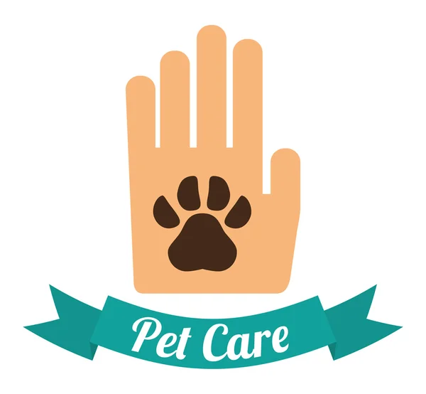 Pet design ilustração — Vetor de Stock