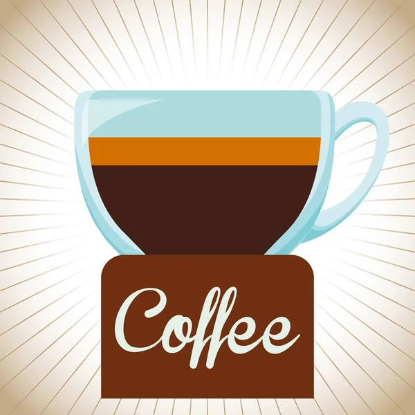 Café design. illuistration — Image vectorielle