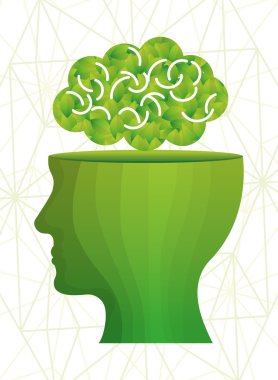 Ekoloji tasarım. illuistration