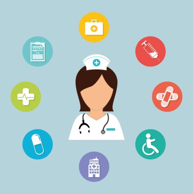 Tıbbi tasarım. illuistration