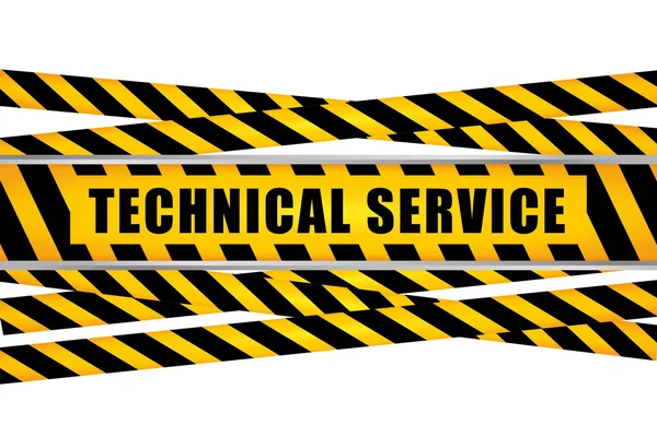 Technical service design. — Stock Vector