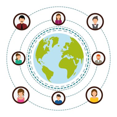 Ağ tasarımı. illuistration