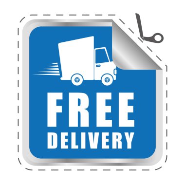 Ücretsiz teslimat illuistration