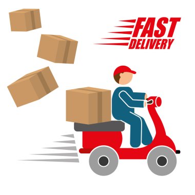 Ücretsiz teslimat illuistration