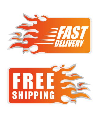 Ücretsiz teslimat illuistration