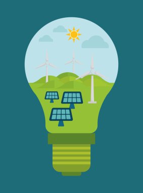 Enerji tasarım. illuistration