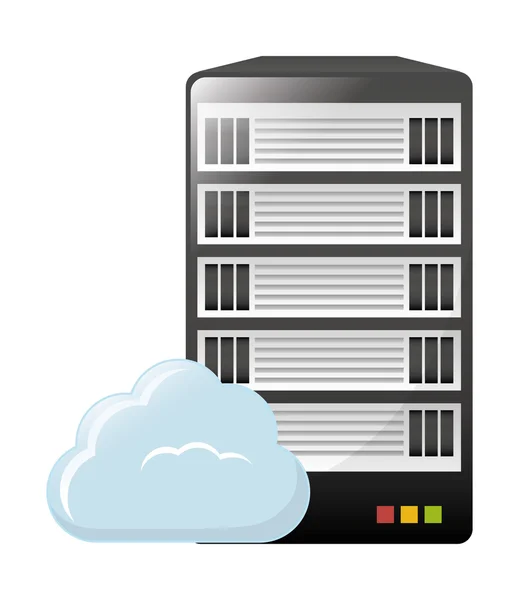 Progettazione del database, illustrazione vettoriale . — Vettoriale Stock