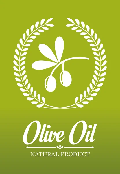 Diseño del aceite de oliva. — Archivo Imágenes Vectoriales