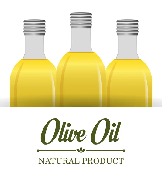 Diseño del aceite de oliva. — Vector de stock