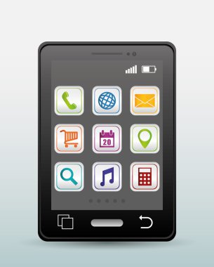 Smartphone uygulamaları tasarım.