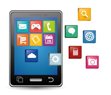 Smartphone uygulamaları tasarım.