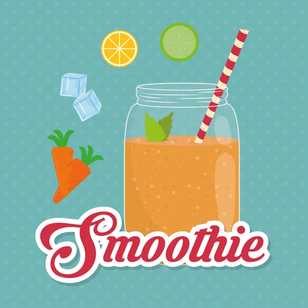 Design Smoothie. illuistration — Image vectorielle