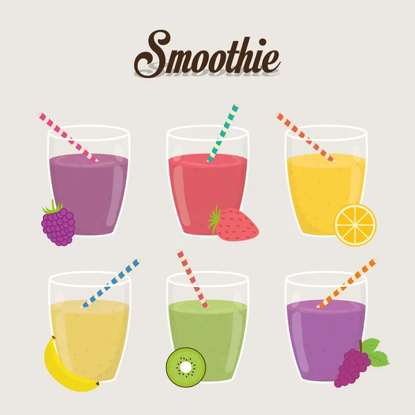 Smoothie-Design. Illusion — Stockvektor