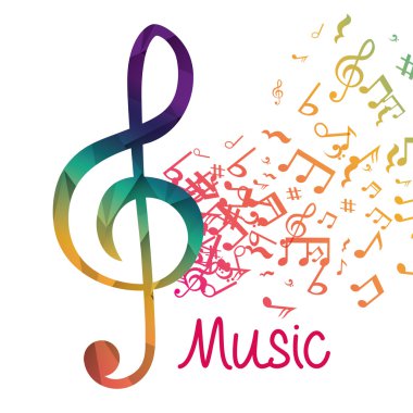 Müzik dijital tasarım.