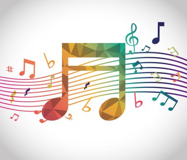 Müzik dijital tasarım.