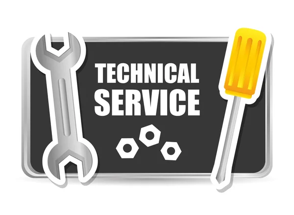 Conception de service technique . — Image vectorielle