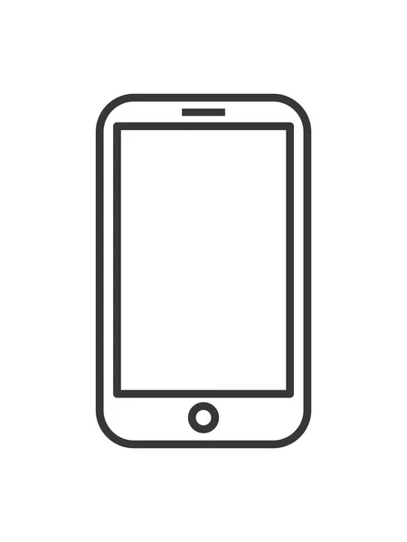 Smartphone ikona. Miniaplikace konstrukce. Vektorové grafiky — Stockový vektor