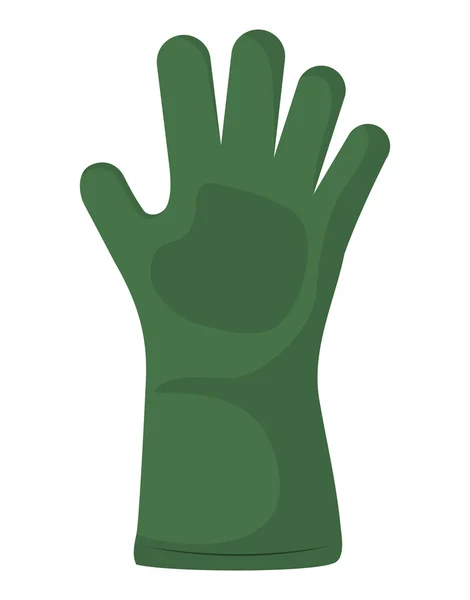 Handschuh-Symbol. Gartengestaltung. Vektorgrafik — Stockvektor