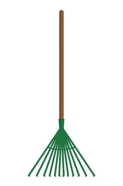 Rake  icon. Gardening design. Vector graphic — Stock Vector