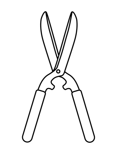 Scissors icon. Gardening design. Vector graphic — Stock Vector