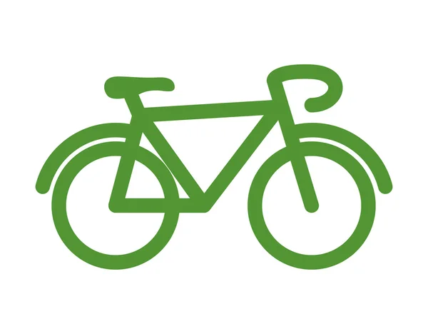 Icono del ciclo. Diseño de bicicleta. Gráfico vectorial — Vector de stock