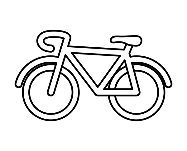 Icono del ciclo. Diseño de bicicleta. Gráfico vectorial — Archivo Imágenes Vectoriales