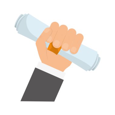 Diploma simgesi. Üniversite tasarımı. Vektör grafiği