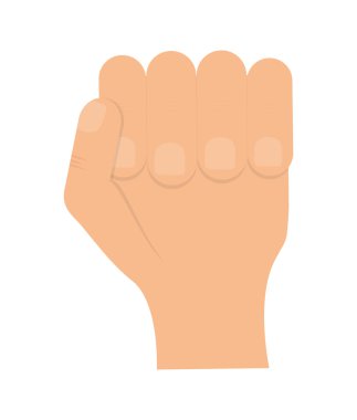 Parmaksimgesi. İnsan el tasarımı. Vektör grafiği