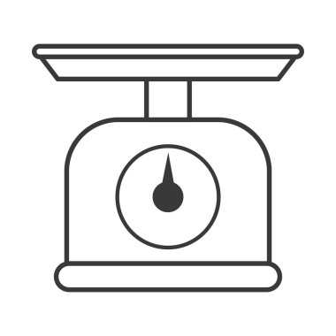 ağırlık simgesi. ölçek tasarım. vektör grafiği