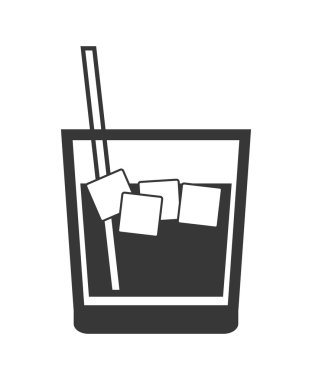 kokteyl içeceği. Tasarım iç. Vektör grafiği