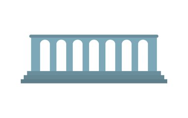 Mimari simge. Bina tasarımı. Vektör grafiği