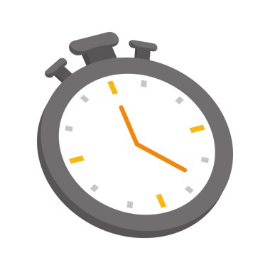 Kronometre simgesi. Zaman tasarımı. vektör grafiği