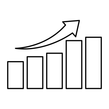 Infographic simgesi. Veri tasarım. Vektör grafiği