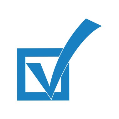 Çerçevesi simgesi. Onay işareti tasarım. Vektör grafiği