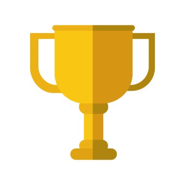 Kupa simgesi. Kazanan tasarım. Vektör grafiği