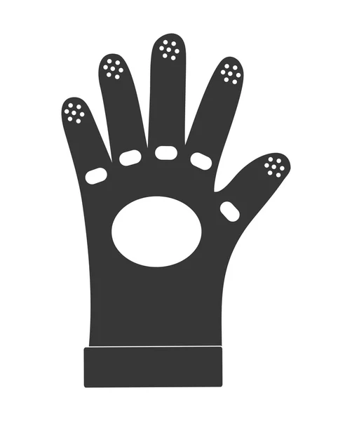 Handschuh-Symbol. Industriesicherheitsdesign. Vektorgrafik — Stockvektor