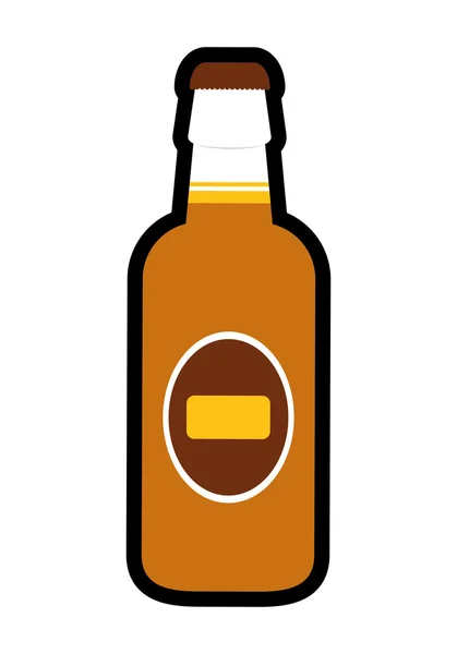 Bebida de cerveja. Design de bebida. Gráfico vetorial —  Vetores de Stock