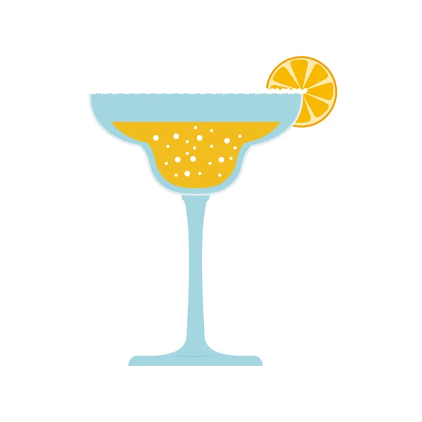 Bebida de cóctel. Diseño de bebidas. Gráfico vectorial — Vector de stock