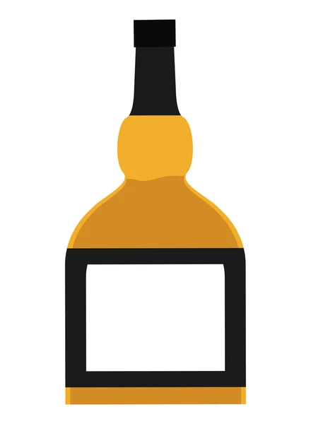 Viski şişesi. Tasarım iç. Vektör grafiği — Stok Vektör