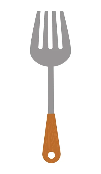 Icono de cubertería. Diseño de menú y cocina. Gráfico vectorial — Archivo Imágenes Vectoriales