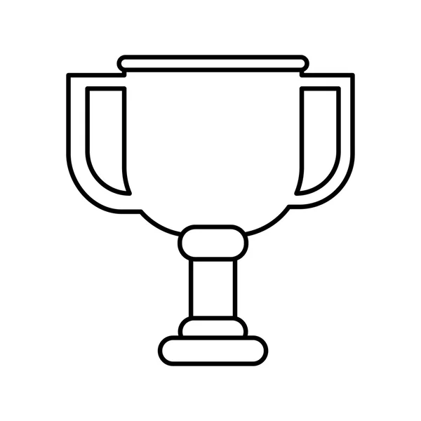 Icono del trofeo. Diseño del ganador. Gráfico vectorial — Vector de stock