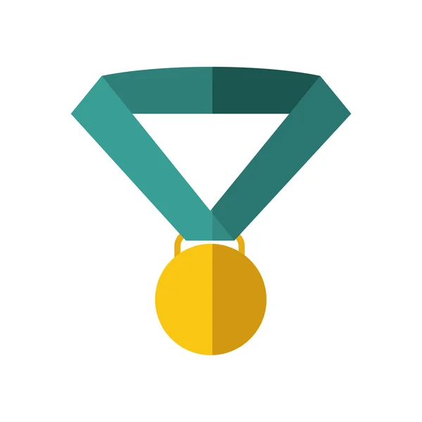 Medal icon. Winner design. Vector graphic — Stock Vector