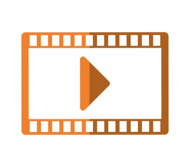 Film tasarımı. Oyun simgesi. Vektör grafiği