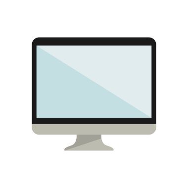 Bilgisayar kutsal kişilerin resmi. Teknoloji tasarım. vektör grafiği
