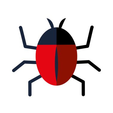 Böcek simgesi. Böcek tasarım. vektör grafiği