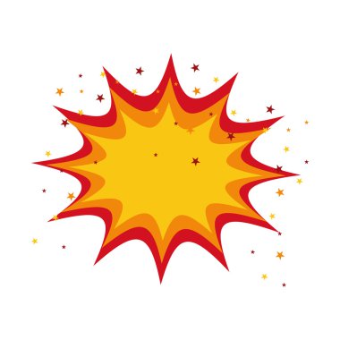 bomba simgesi. Patlama tasarım. vektör grafiği