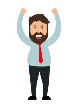 Erkek avatar simge. adam tasarım. Vektör grafiği