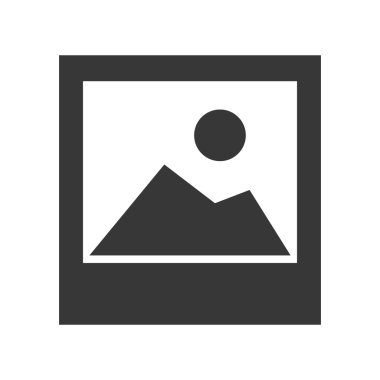 Yatay simge. Resim tasarım. vektör grafiği